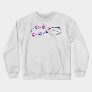 Always Dog Paws Crewneck Sweatshirt